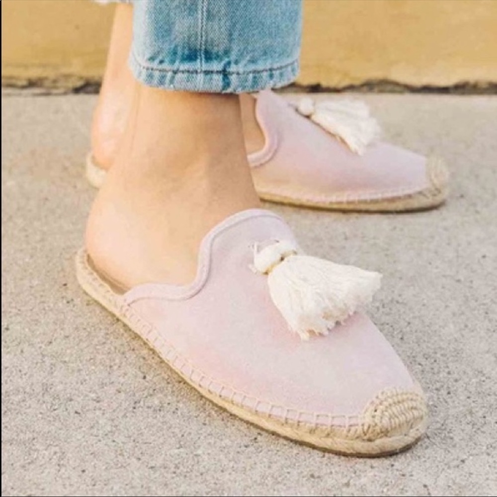 Pink Soludos Tassel Espadrille Mule
